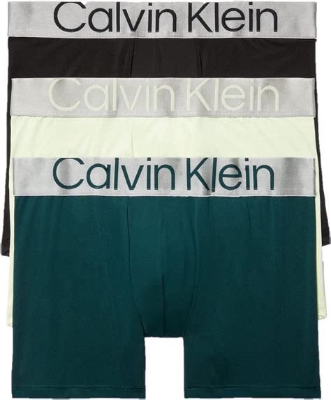 men's 3 pk steel waistband boxer briefs|Calvin Klein MenÕs Reconsidered Steel Micro 3.